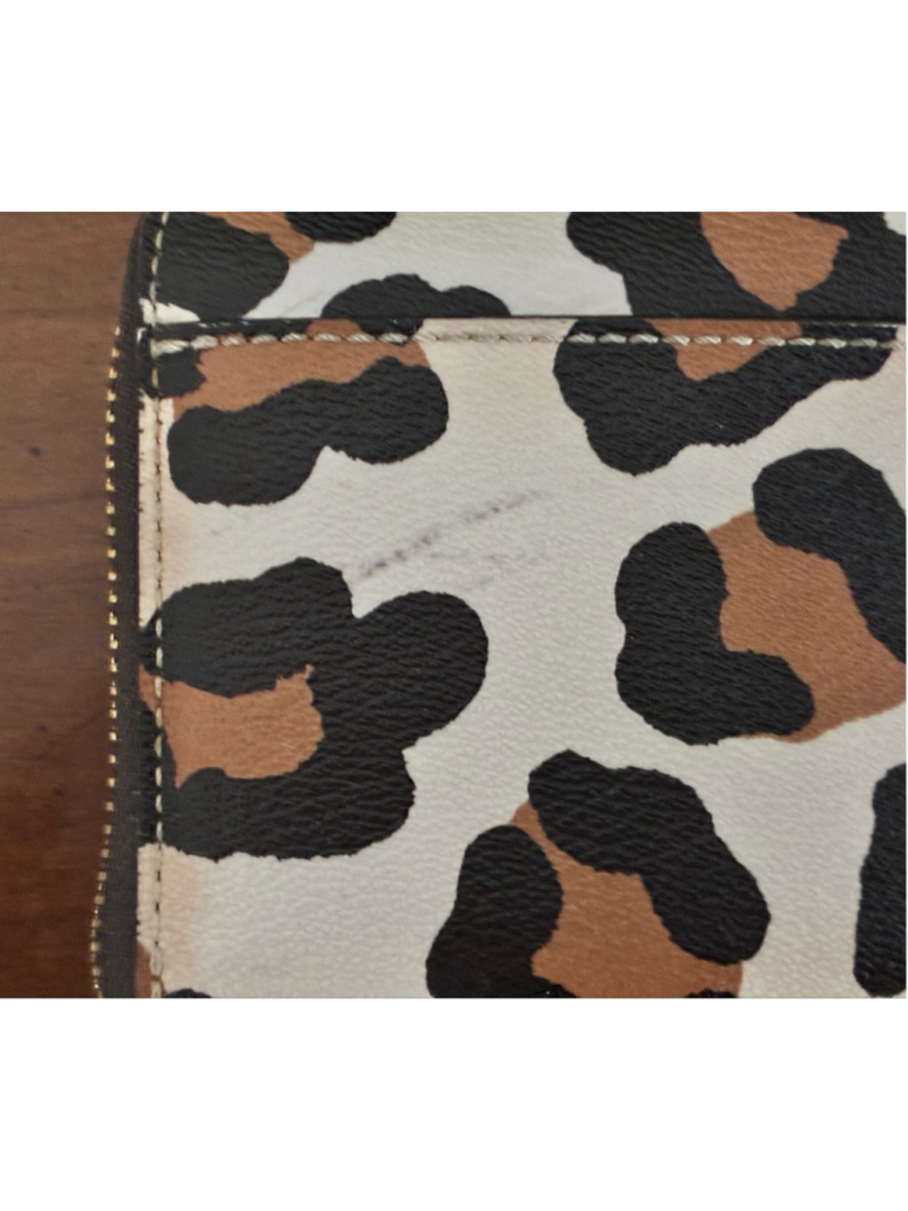 Coach wallet leopard print gold hardware - Picture 9 of 10